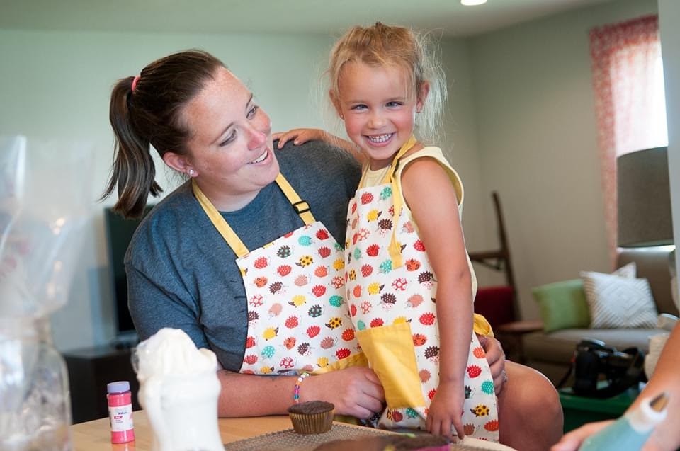 A happy memory of Brynnley baking